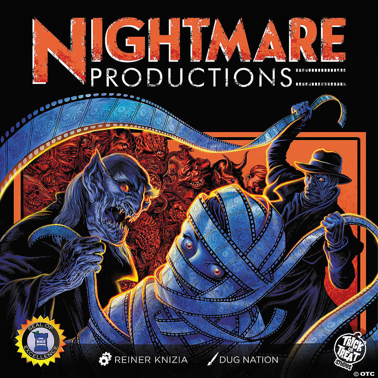 Reiner Knizia Nightmare Productions Board Game For 2-5 Players
