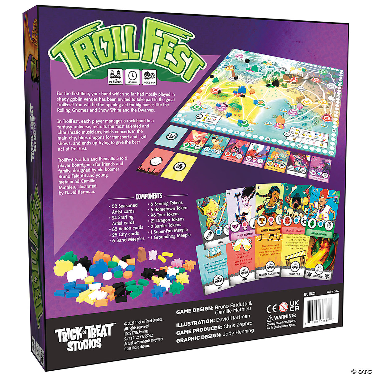 Trollfest Board Game For 3 To 6 Players