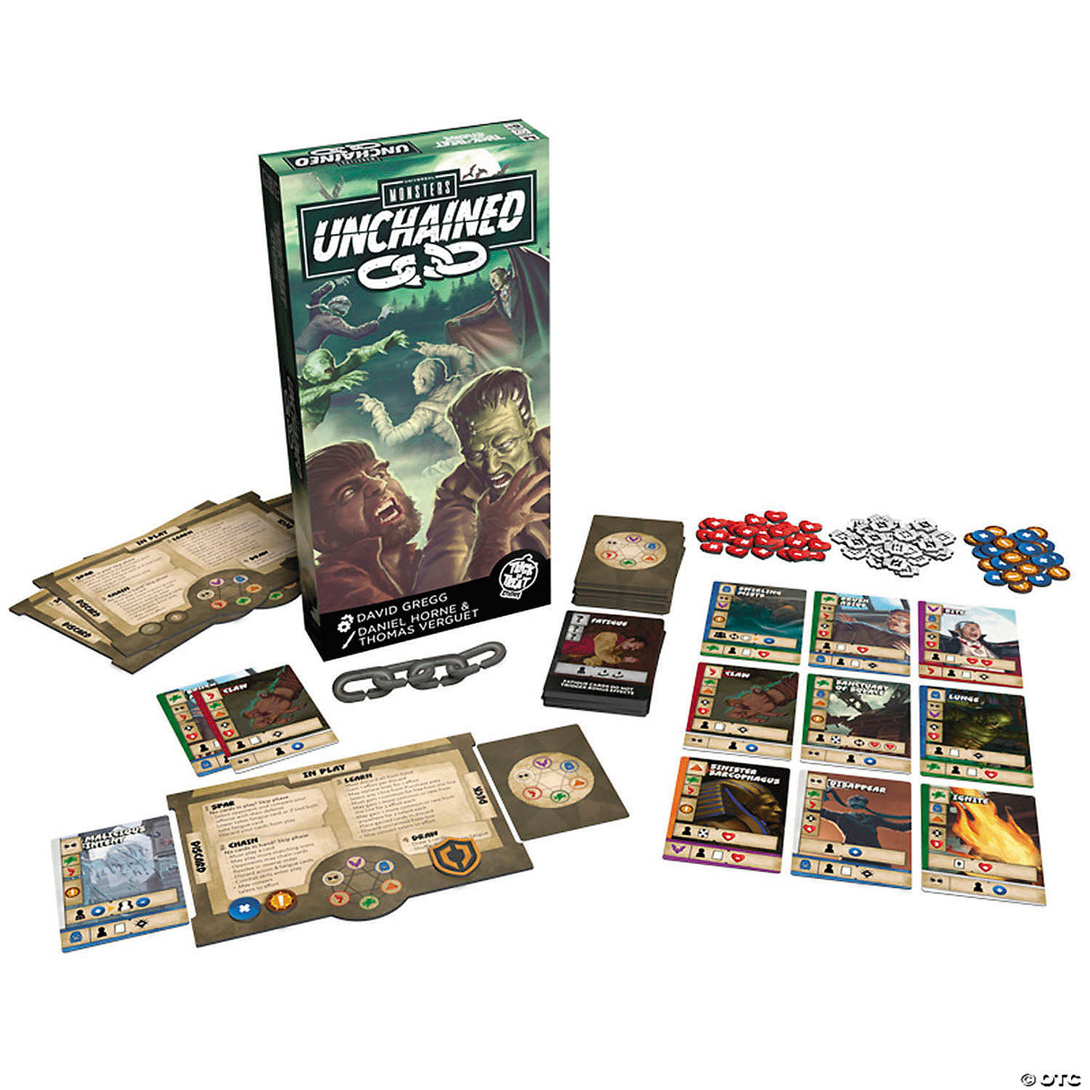 Universal Monsters Unchained Card Game For 2 To 4 Players