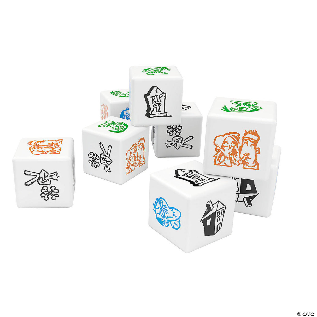 Trick Or Treat Studios Zombie Mania Dice Game For 2 To 5 Players