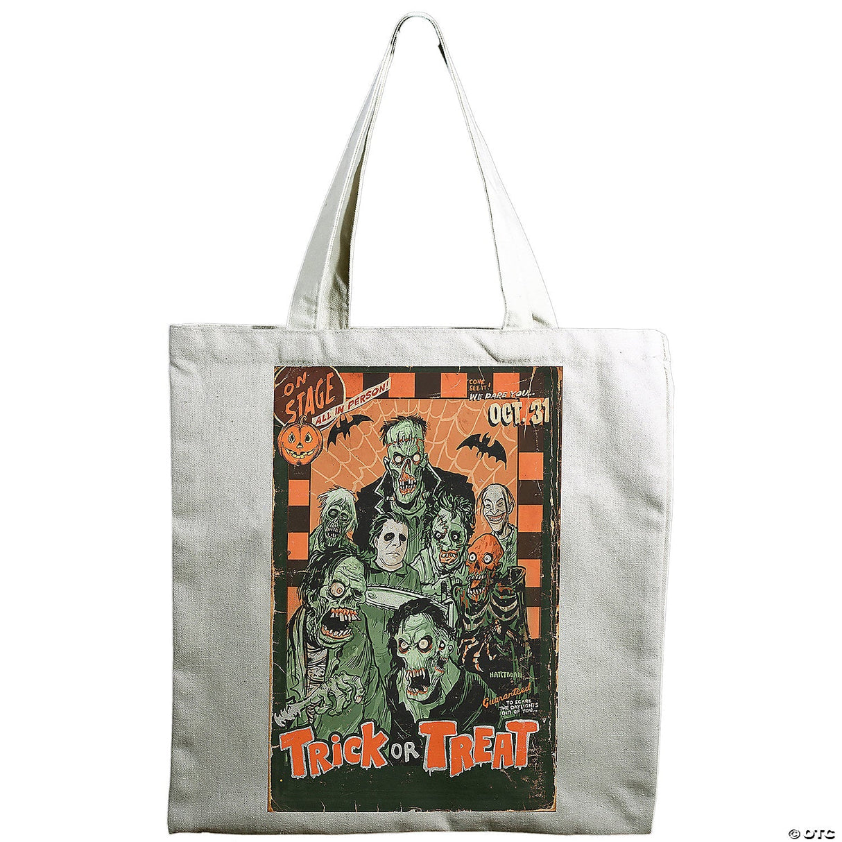 Halloween Trick-or-Treat Bag – Creepin’ Cadavers Living Dead Graphic Tote