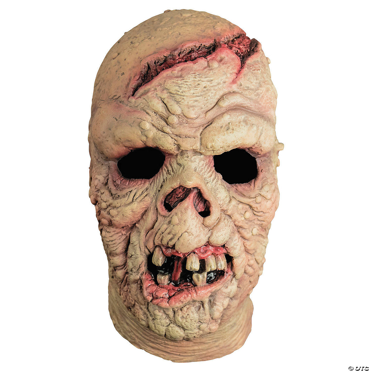 Toxic Mask Green Mutant Monster Halloween Adult Costume Cosplay Prop