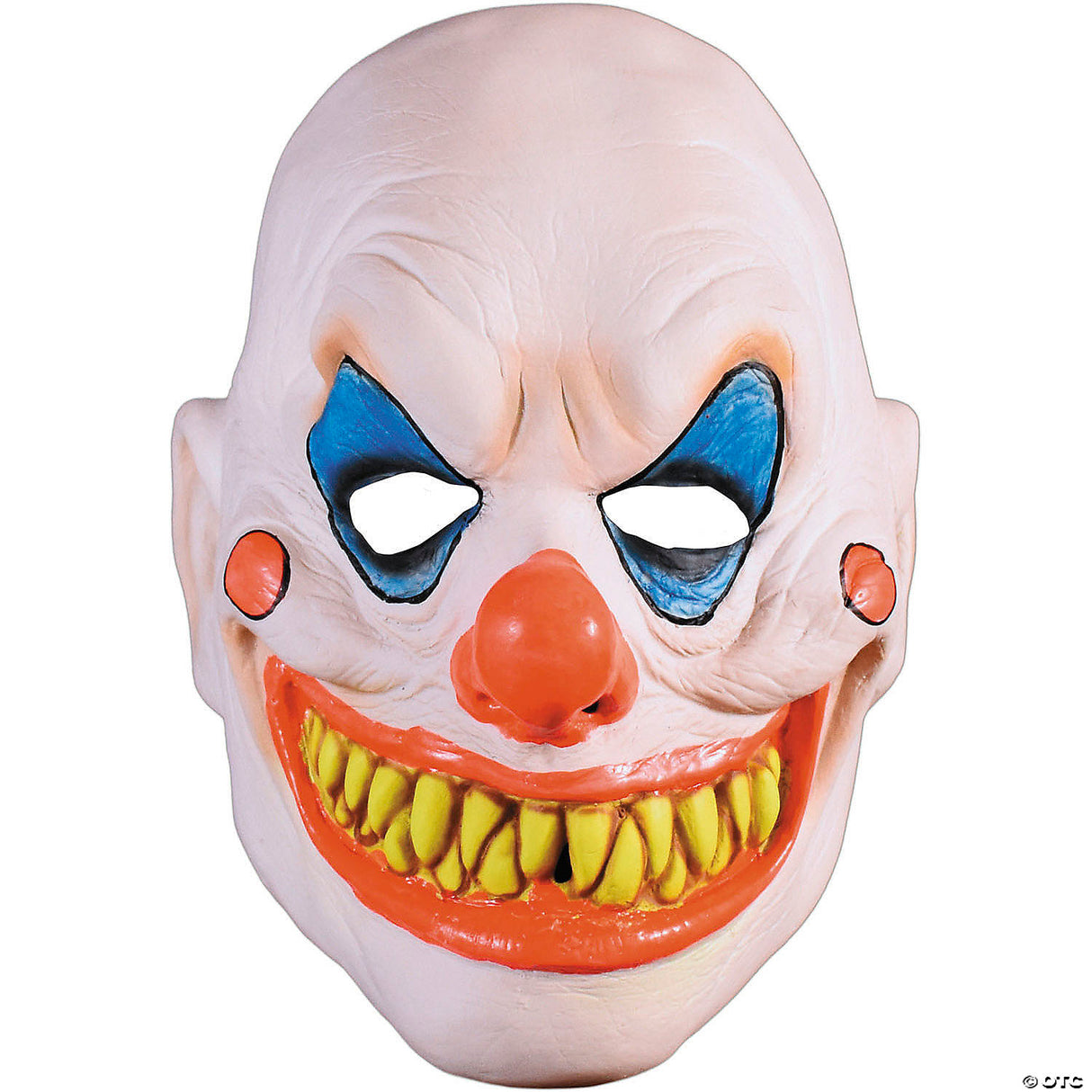 Adults Don Post Studios Demented Clown Half Mask - One Size