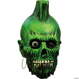 Adults Return Of The Living Dead™ Mohawk Zombie Overhead Latex Mask - One Size