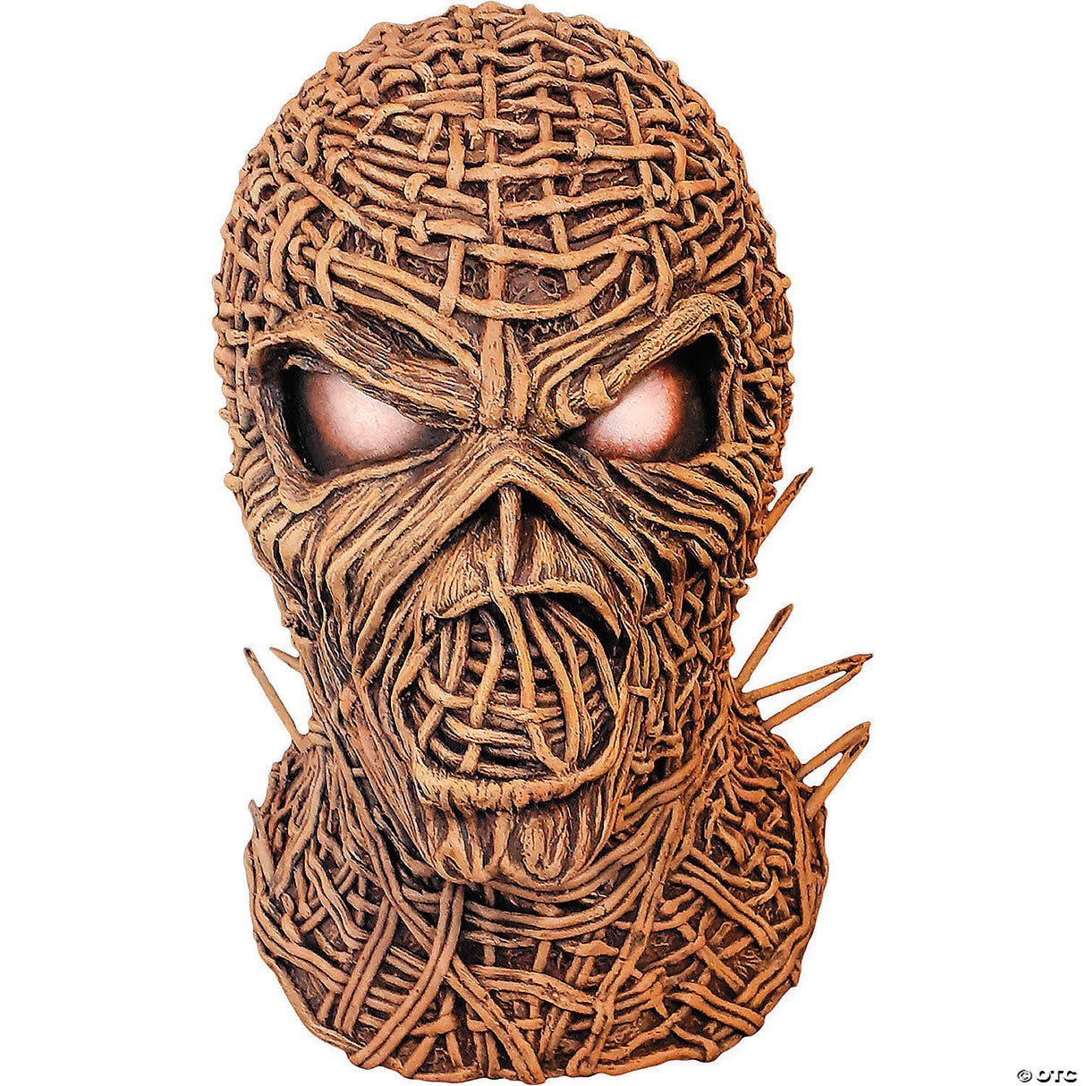 Adults Iron Maiden Eddie The Wickerman Latex Mask - One Size