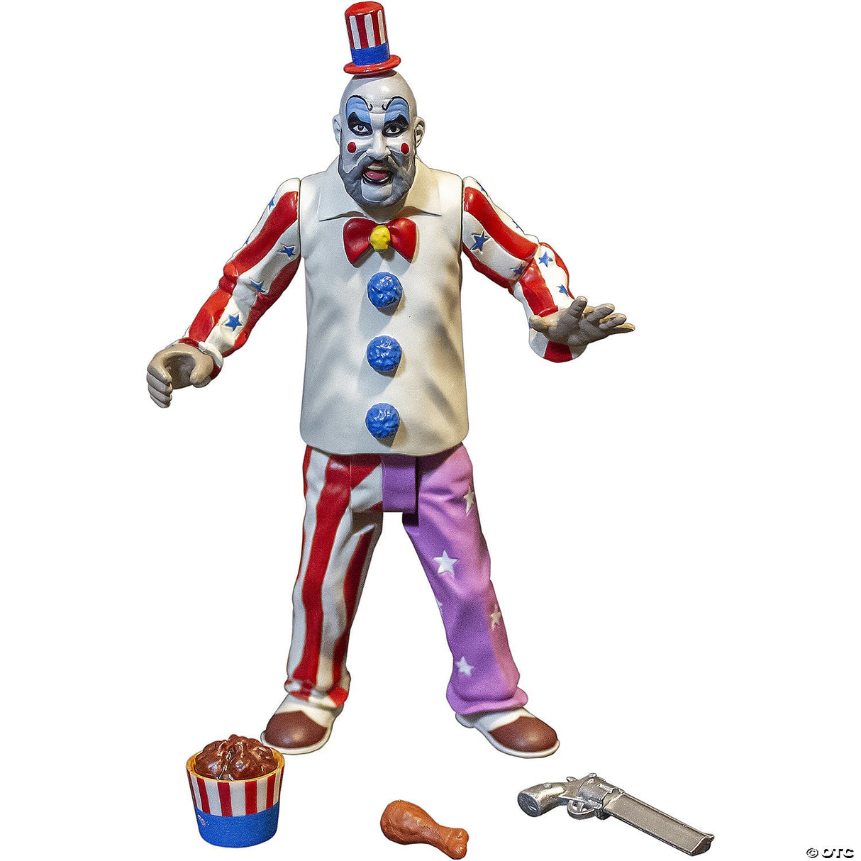 5" House Of 1000 Corpses™ Finger Lickin’ Pistol Whippin’ Captain Spaulding Action Figure
