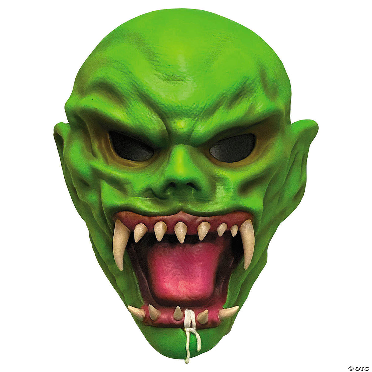 Haunted Mask Vinyl Green Adult Scary Halloween Costume Prop Cosplay
