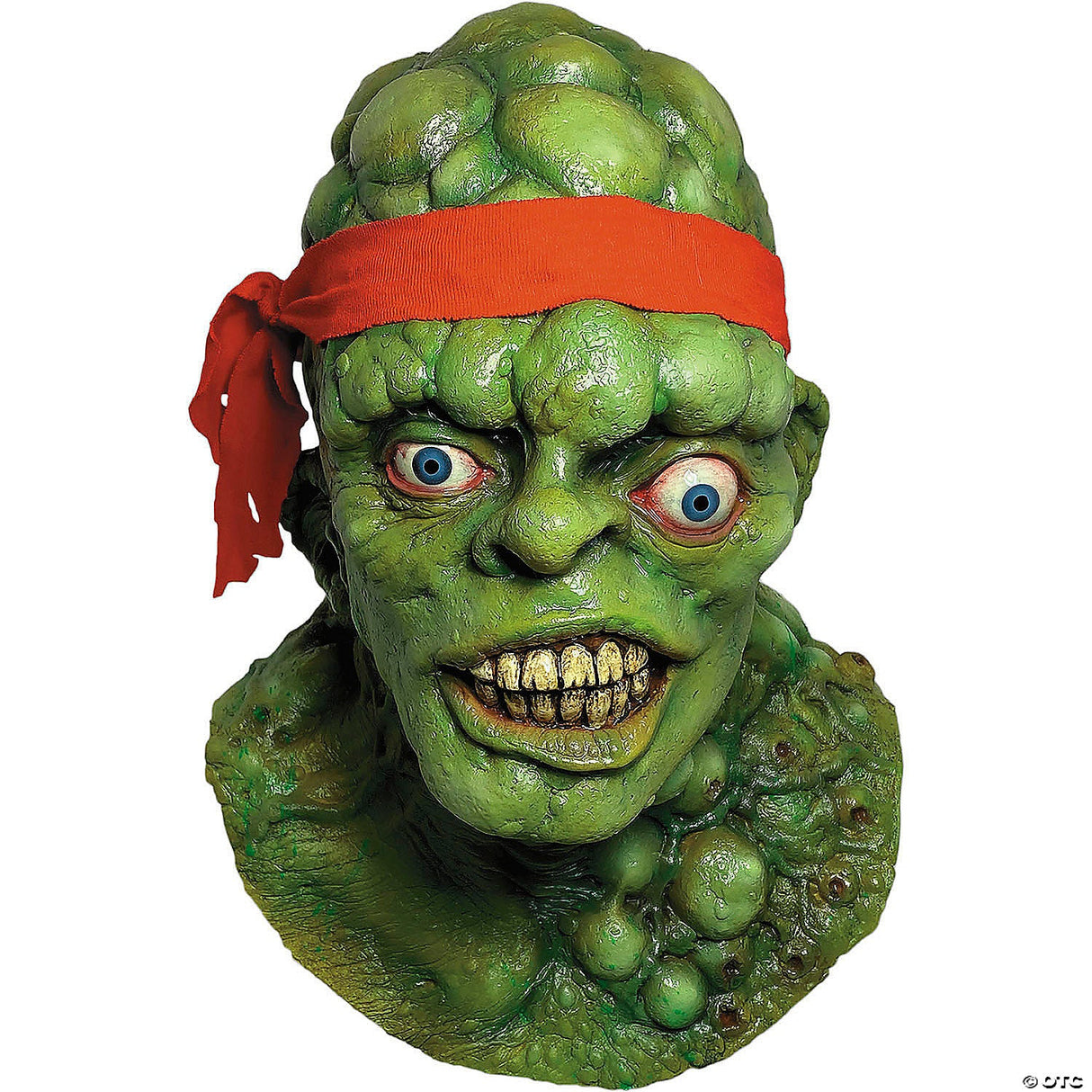 Toxic Crusaders™ Toxie Overhead Mask - One Size - Scary Halloween Mask Horror