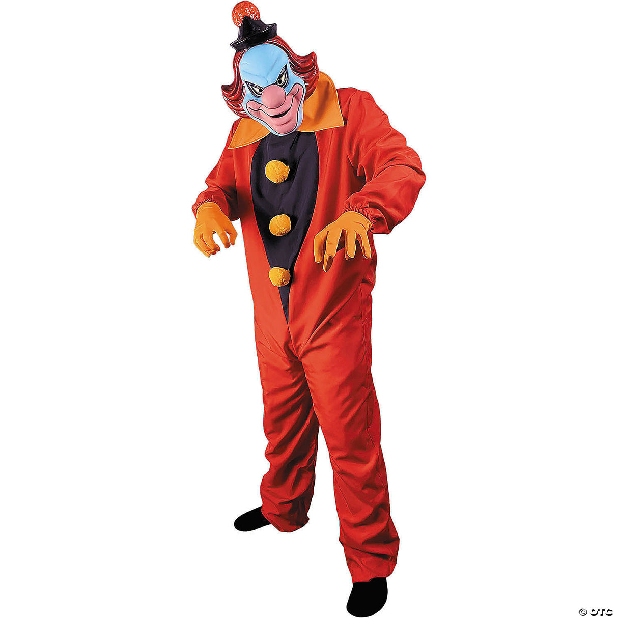 Adults Scooby-doo!™ The Ghost Clown Costume And Mask - One Size