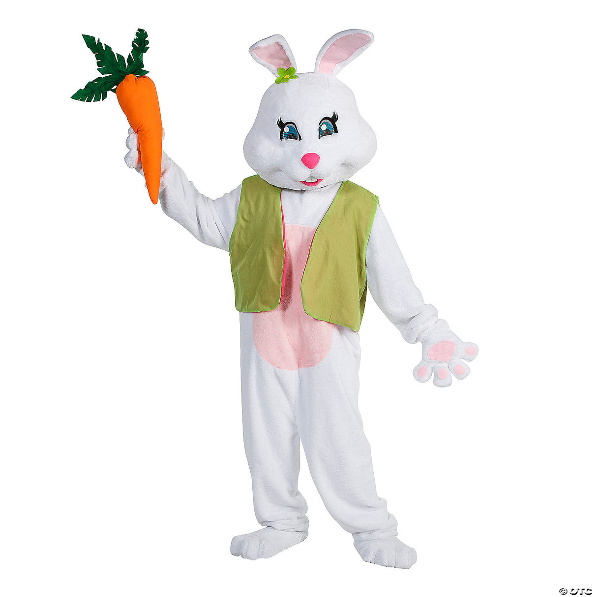 Women’s Easter Bunny Costume With Vest & Carrot