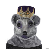 Adult Mouse King Headpiece with Purple & Red Crown – Nutcracker Costume Accessor