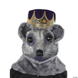 Adult Mouse King Headpiece with Purple & Red Crown – Nutcracker Costume Accessor