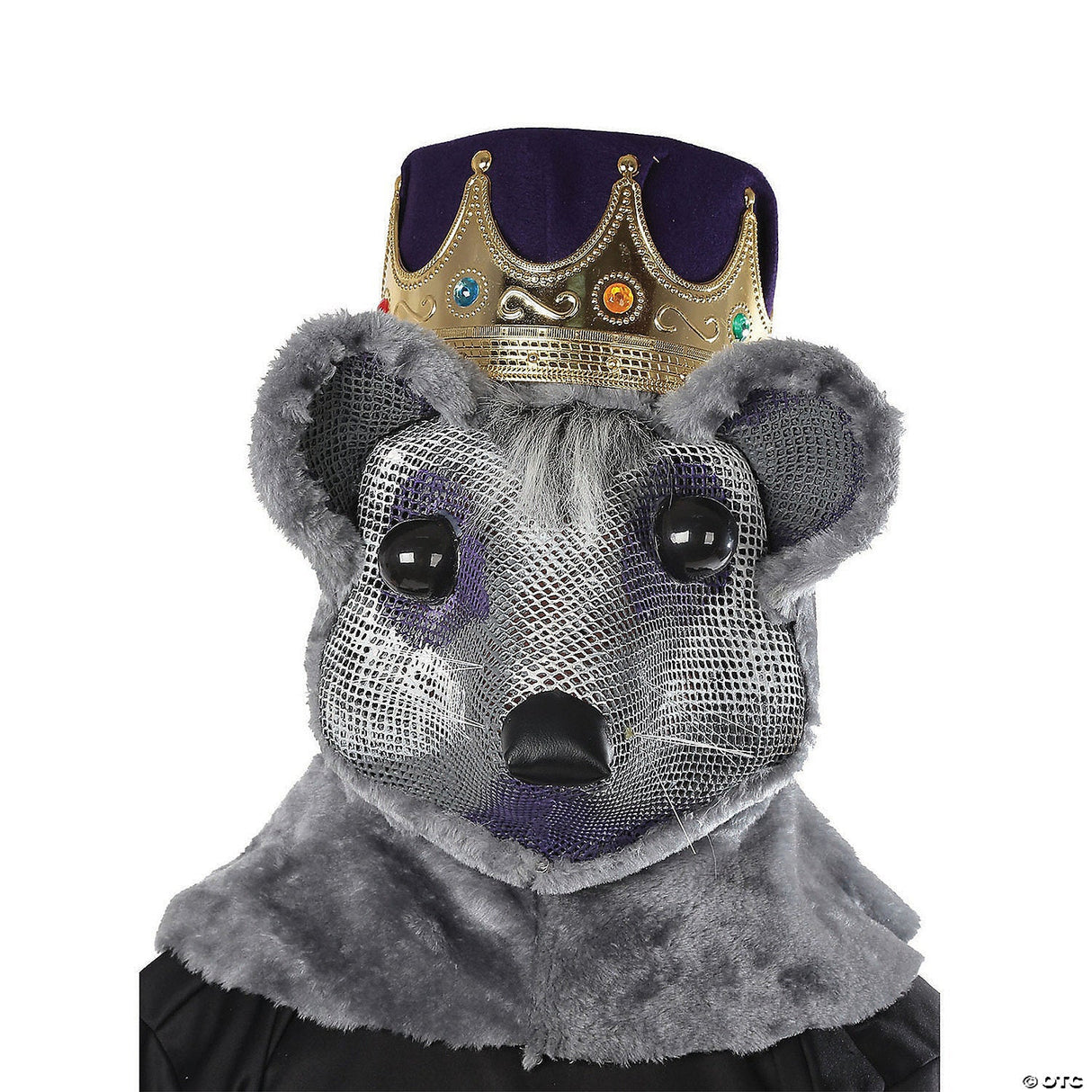 Adult Mouse King Headpiece with Purple & Red Crown – Nutcracker Costume Accessor