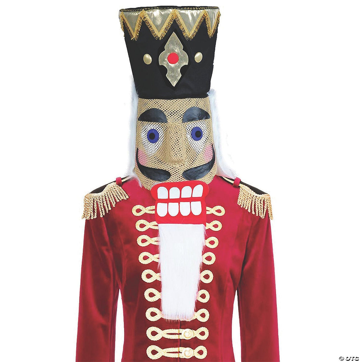 Nutcracker Head Mask - Halloween Costume Mask Dress Up Party Accessory Cosplay