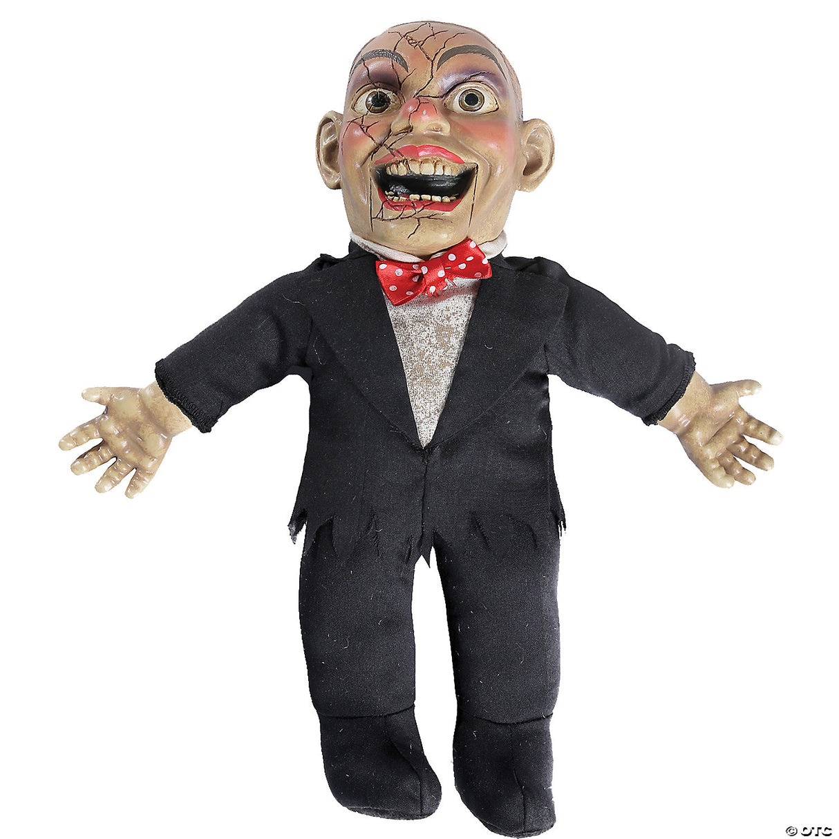 19" Talking Cracked Charlie Doll Halloween Decoration