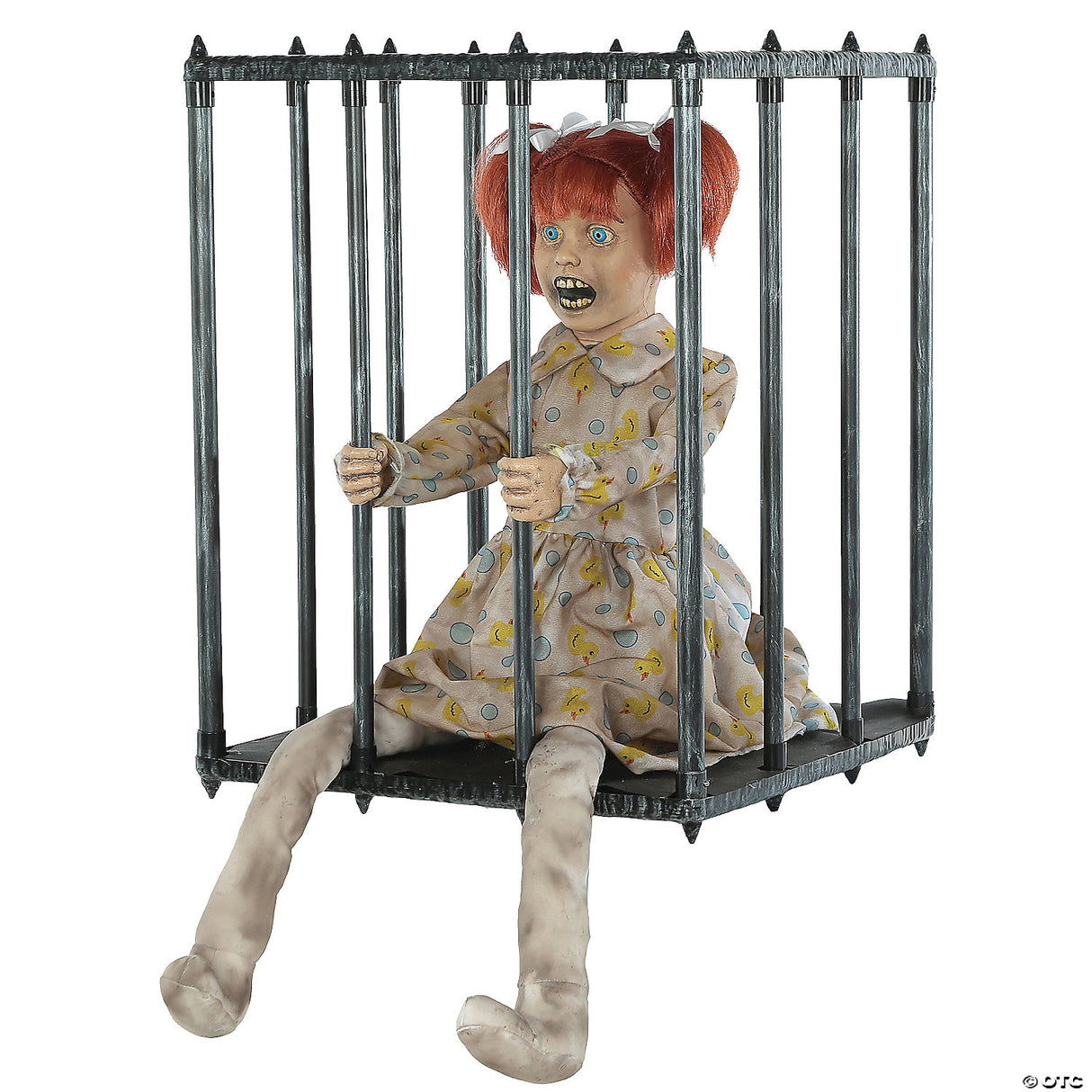 Animated Screaming Caged Kid Walk Around Accessory