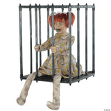 Animated Screaming Caged Kid Walk Around Accessory