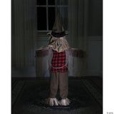 36" Twitching Scarecrow Animated Prop