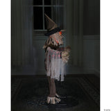 36" Twitching Scarecrow Animated Prop