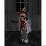 36" Twitching Scarecrow Animated Prop