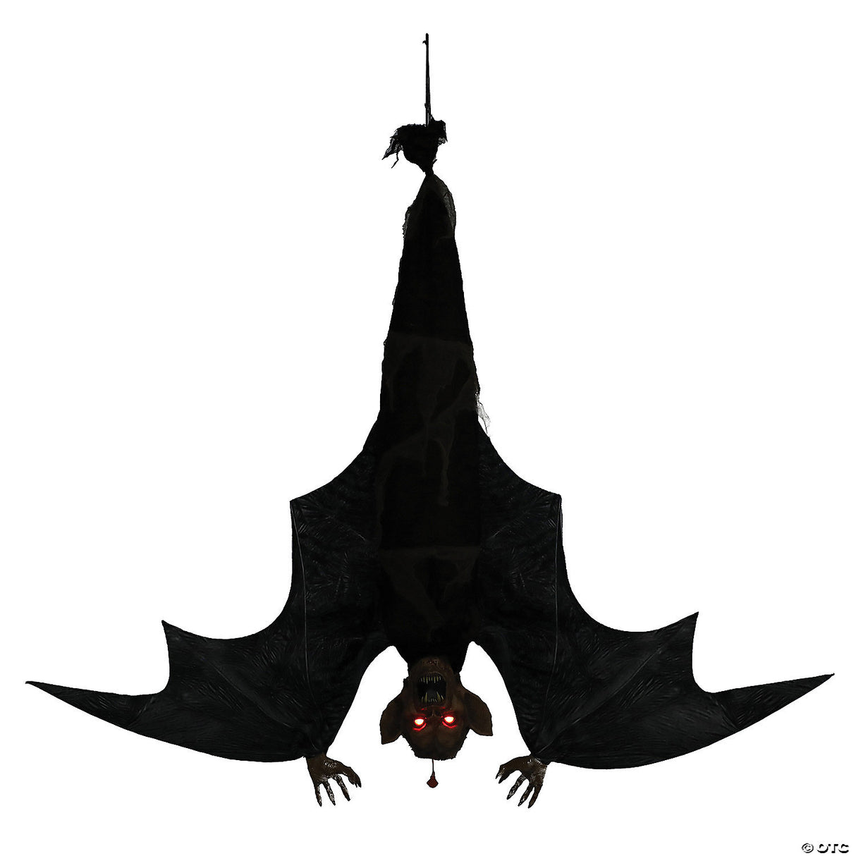 46" Menacing Hanging Bat Halloween Decoration