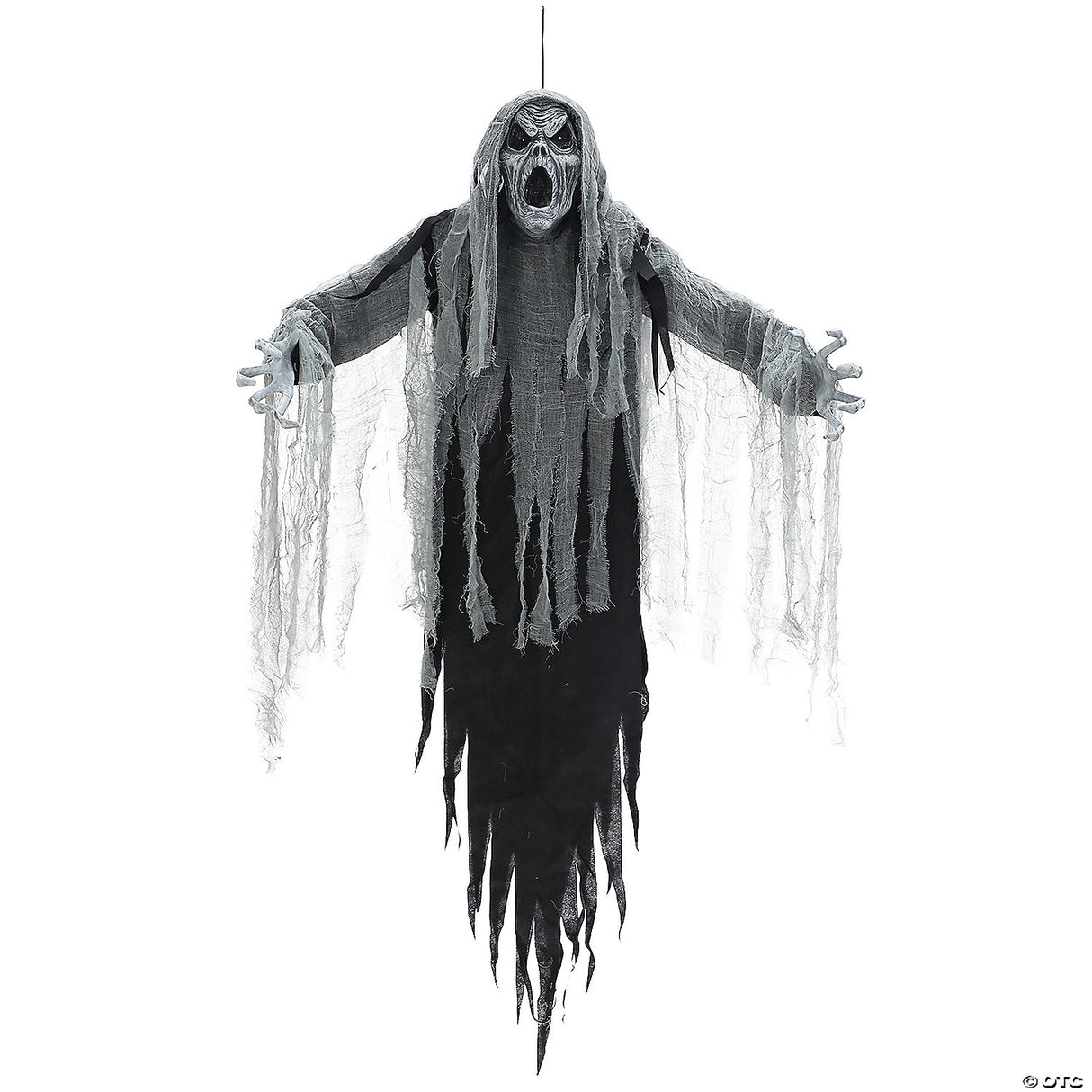 60" Ghostly Howling Phantom Hanging Halloween Decoration