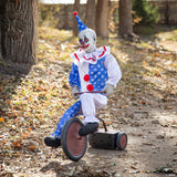 32" Animated Tricycle Clown Doll Halloween Decoration