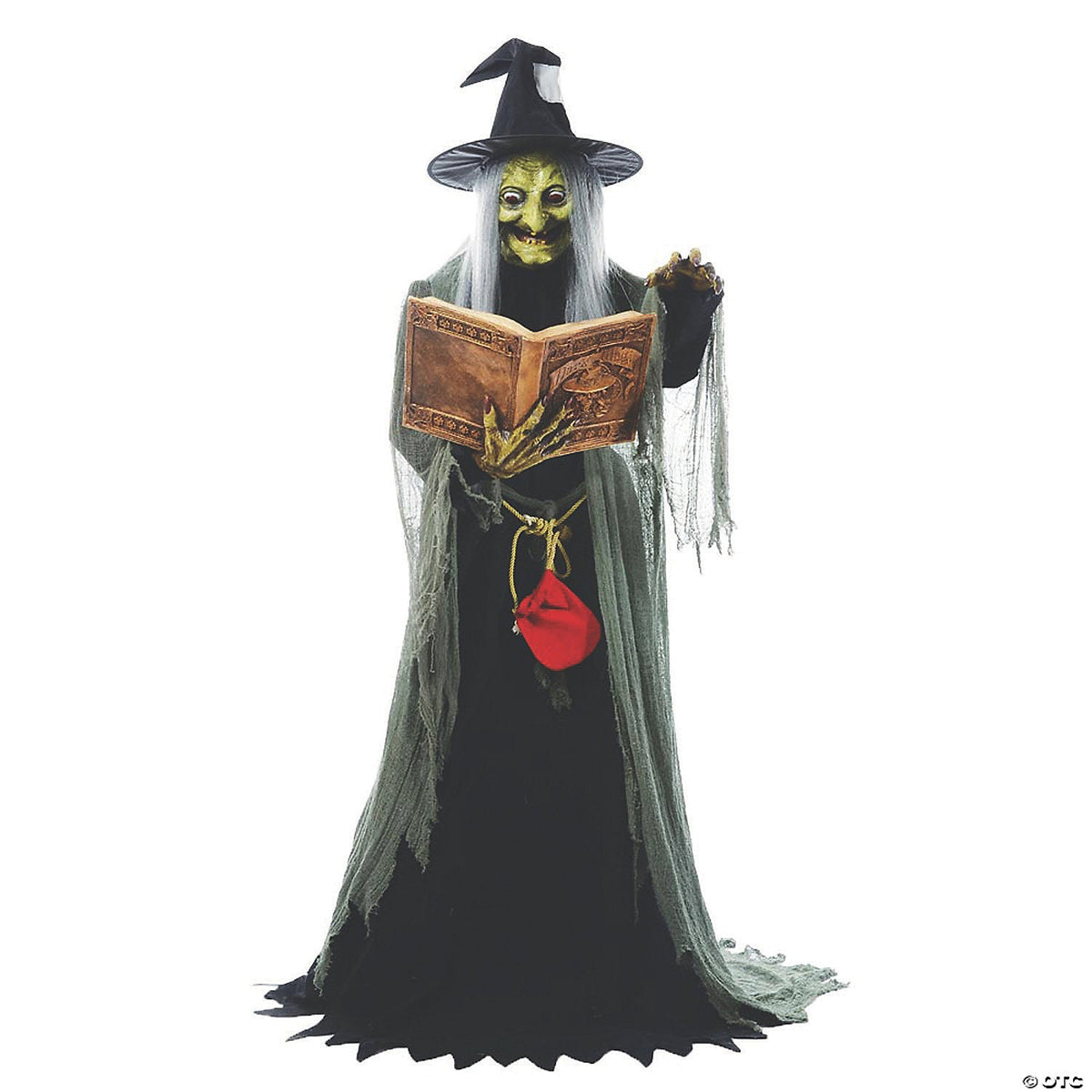 5 Ft 7 In Animated Spell Speaking Witch Halloween Decoration