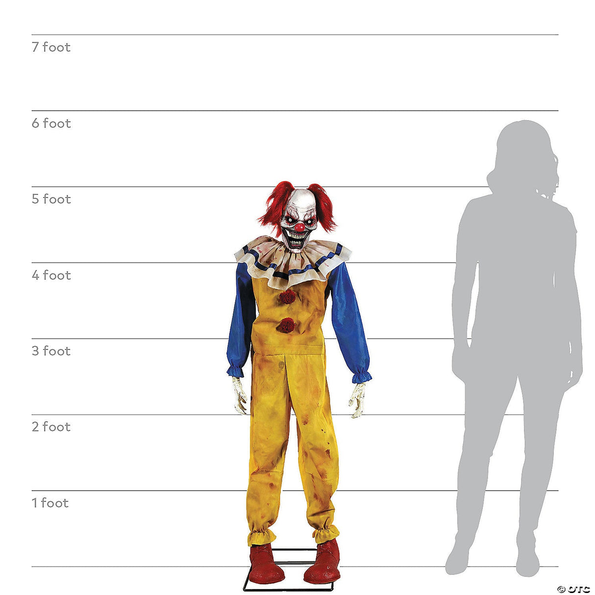 7' Animated Towering Boogey Man Prop