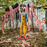 5 Ft. Animated Light-up Twitching Clown Halloween Decoration