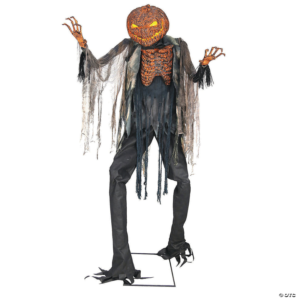 Animated Scorched Scarecrow Halloween Decoration