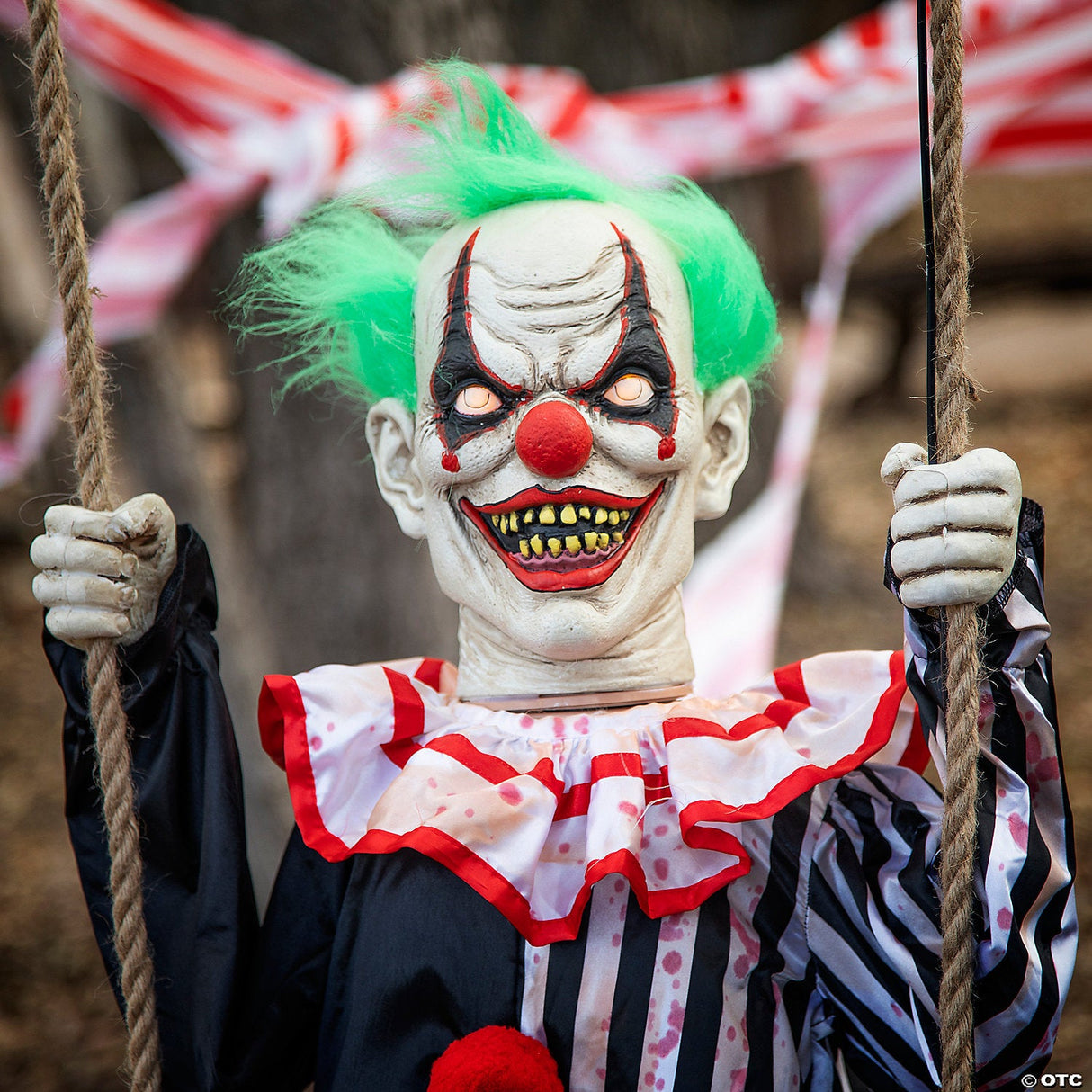 4 Ft. 4" Animated Swinging Head First Halloween Decoration