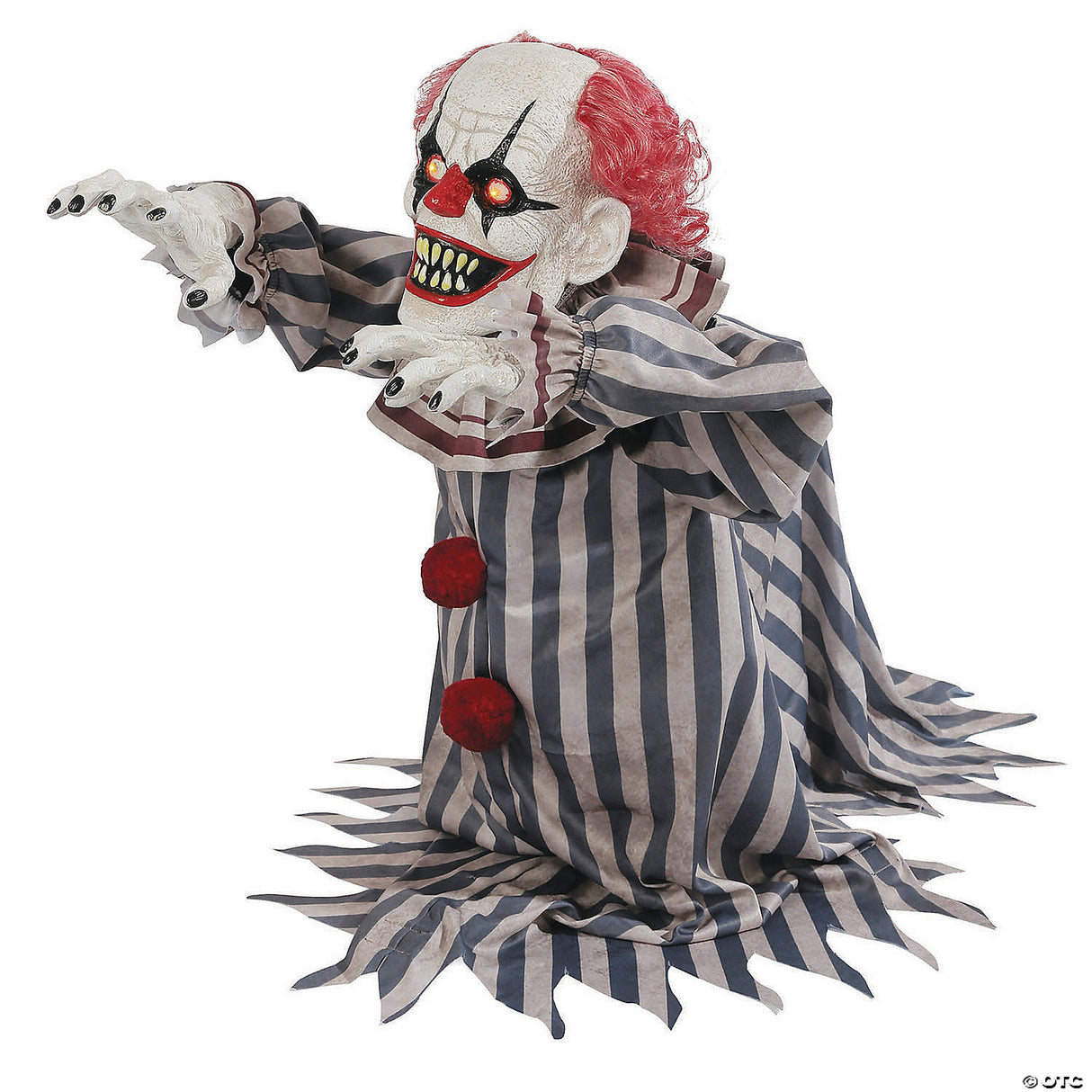 18" Animated Jumping Clown Halloween Decoration