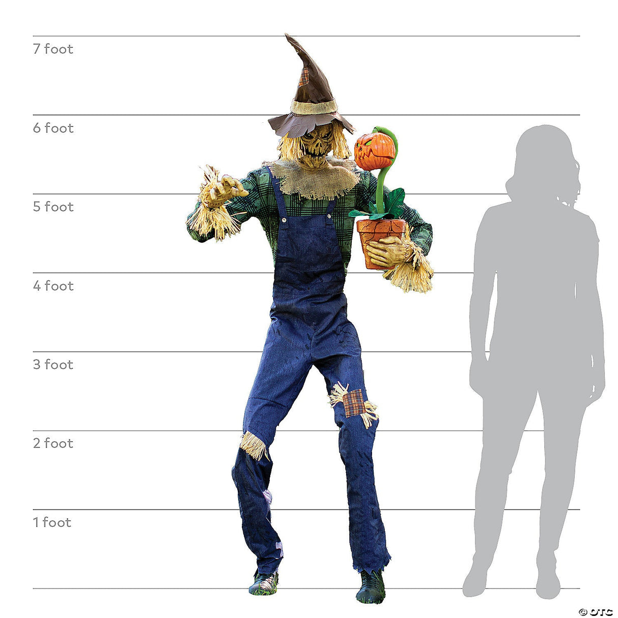 7' Pesky The Clown Animated Halloween Decoration