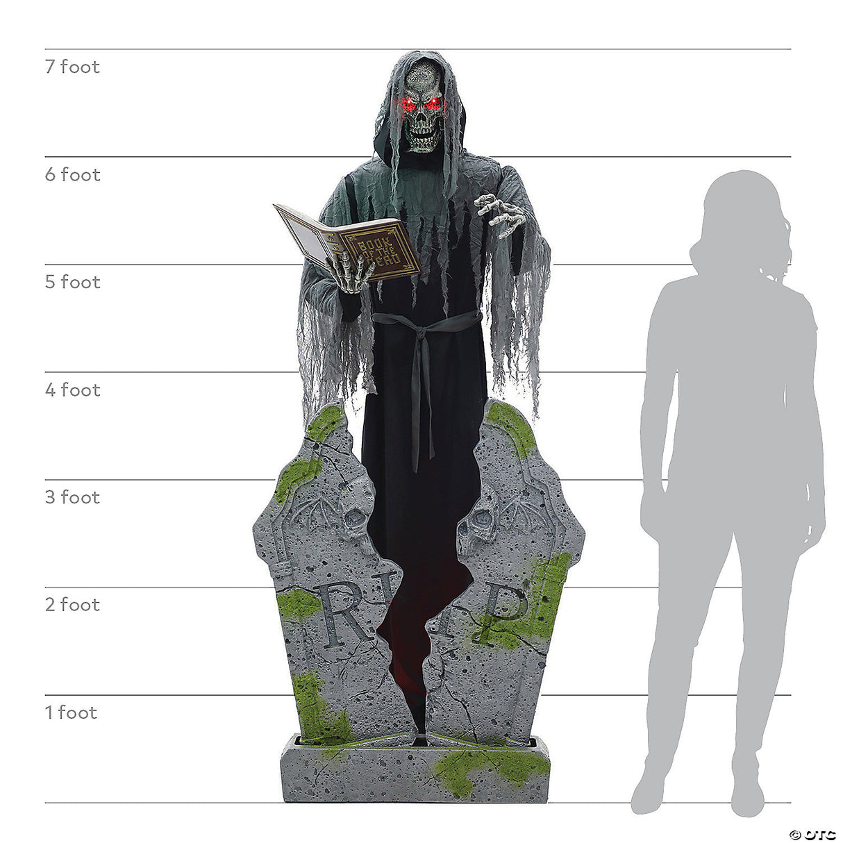 7 Ft. Soul Stealer Animated Prop Halloween Decoration