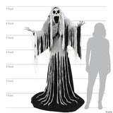 7' Animated Towering Wailing Soul Halloween Decoration