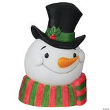 Snowman Plaque With Sound & Lights