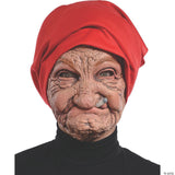 Adults Old Grandma Mask - Halloween Mask Horror Costume Accessory