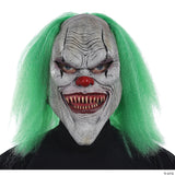 Adults Evil Clown Mask With Green Hair