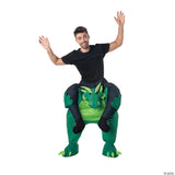 Adult Carry Me Dragon Costume – Funny Ride-On Inflatable Halloween Outfit