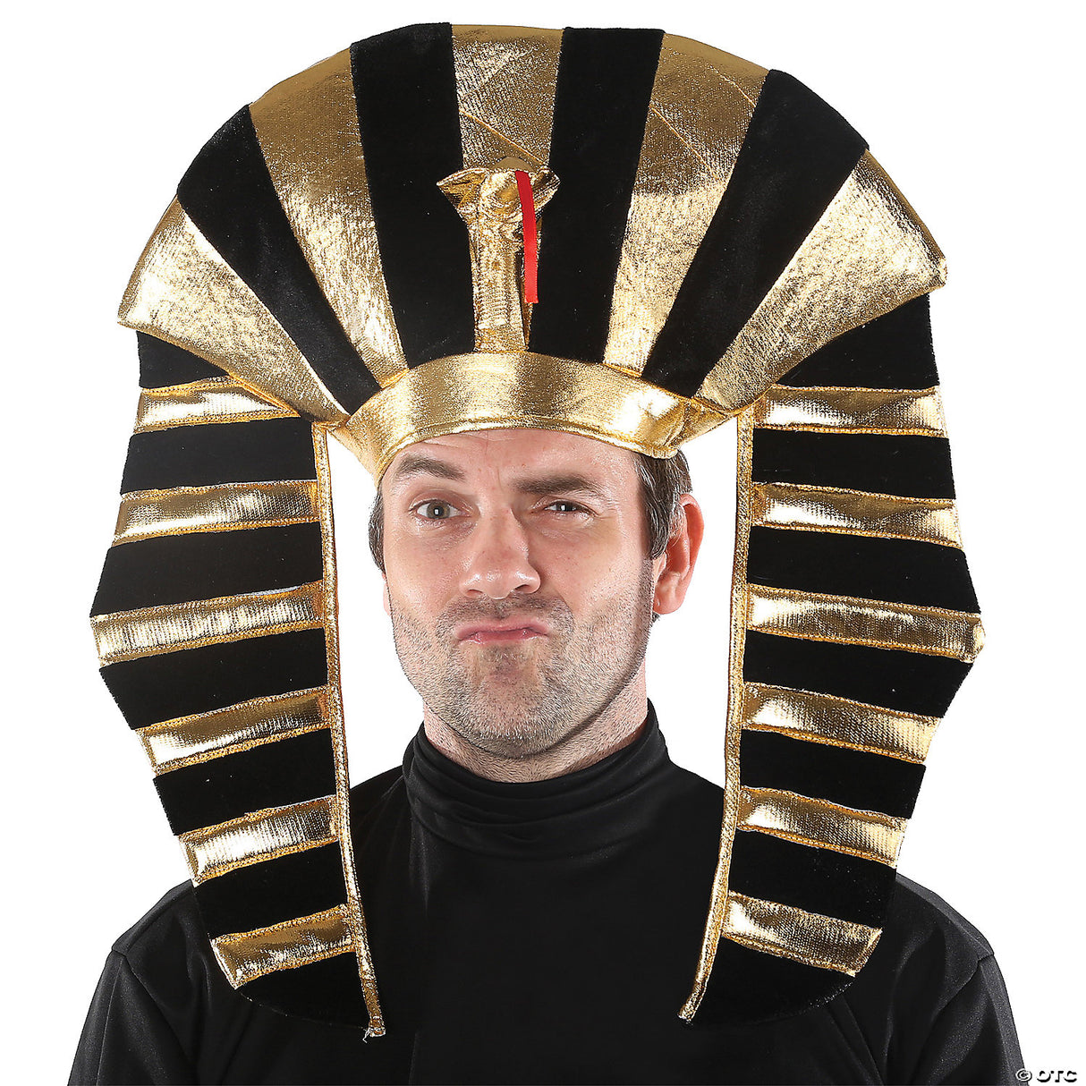 Adults Gold & Black King Tut Hat