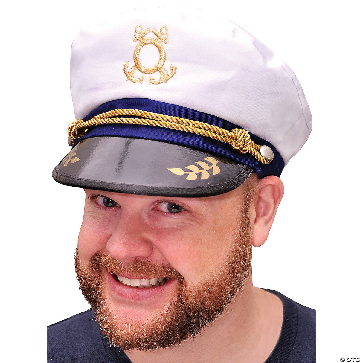 Adults White Captain Hat