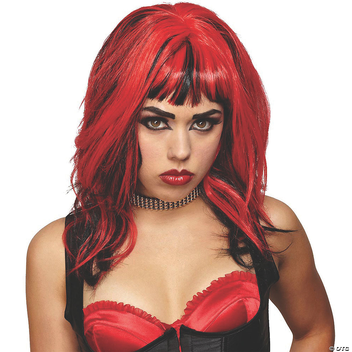 WIG HARD ROCKIN WITCH BLK RED