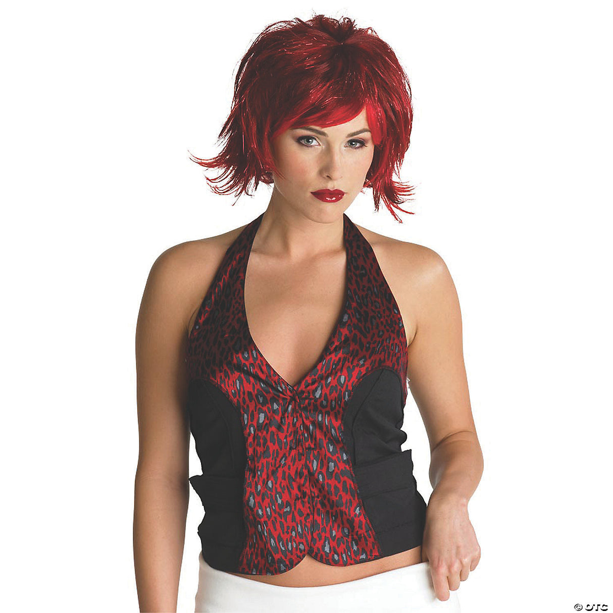 Red Razor Pixie Wig