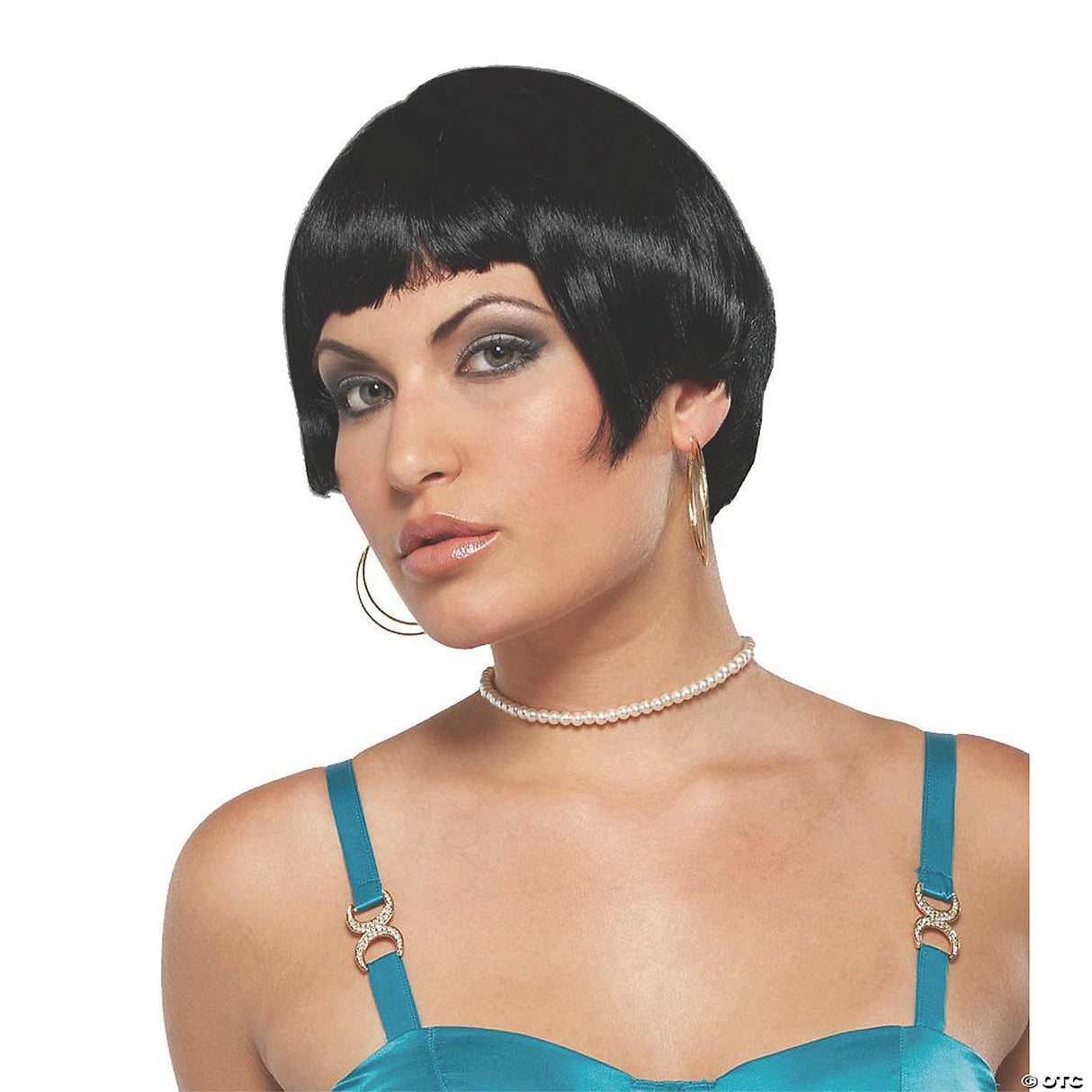 Fresh Flapper Black Wig