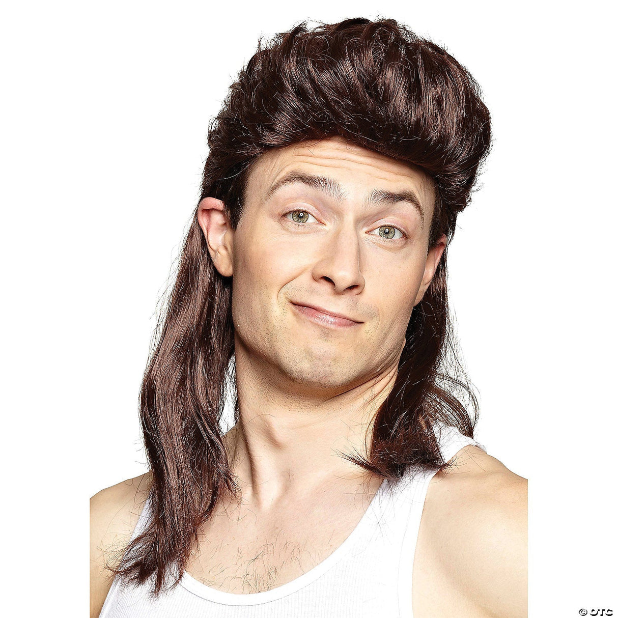 BROWN MULLET WIG MR178075