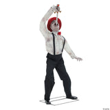 72" Sword Swallower Animated Halloween Prop