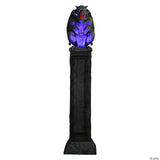 8 Ft. Animated Oversized Gargoyle Pillar Halloween Decoration