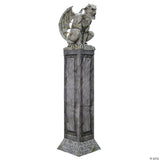 8 Ft. Animated Oversized Gargoyle Pillar Halloween Decoration