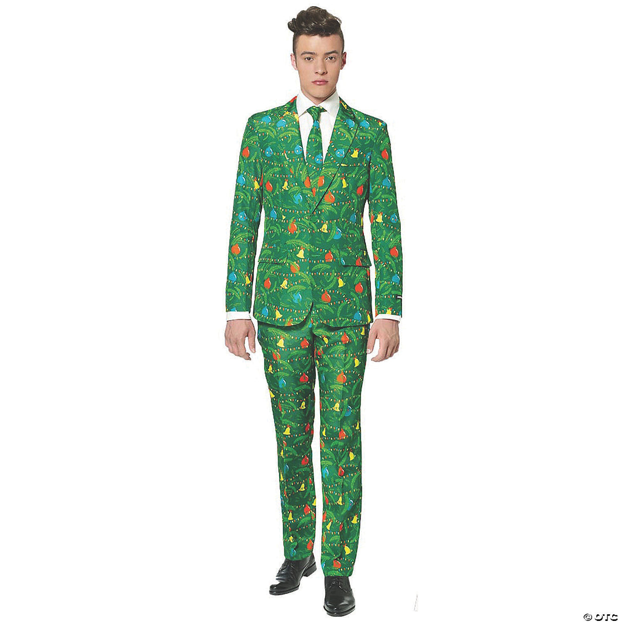 CHRISTMAS TREE GRN SUIT AD XL